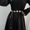 Elegant Vintage Metal Waist Chain For Women With Decorative Accessories And Stylish Design