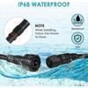 LED Submersible Floodlight, IP67 Waterproof RGB Underwater Light, 10W LED Spotlight for Fountain Pool Outdoor Garden Lighting Silver