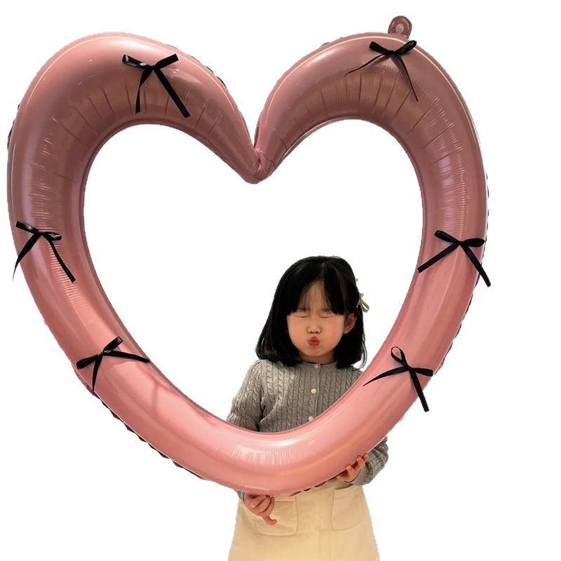 First Birthday Heart Photo Frame Balloon Decoration for Boys & Girls