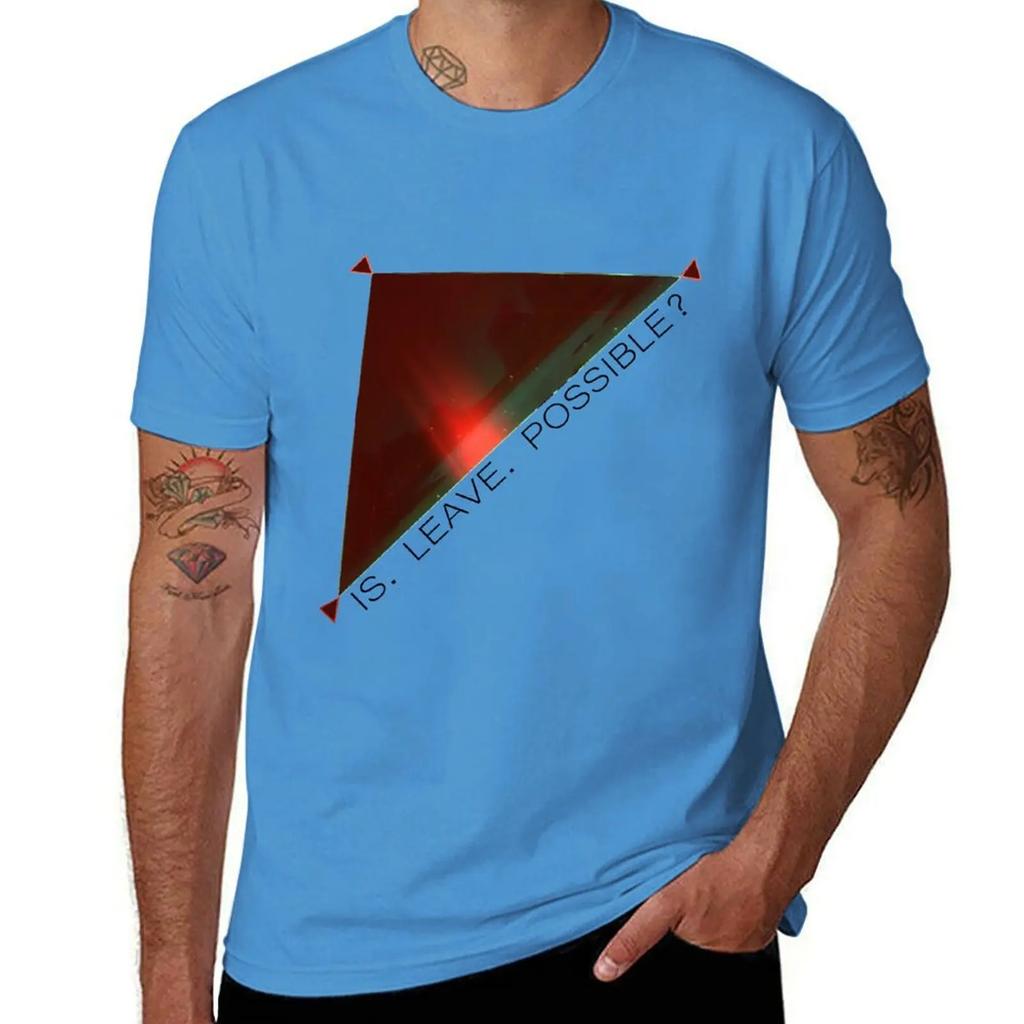 IS LEAVE POSSIBLE TShirt korean fashion vintage anime shirt cotton graphic tees mens graphic tshirts funny