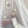 Dosel de Cama de Estrella que Brilla en la Oscuridad Mosquitero para Cama Doble Tienda Cúpula de Princesa Decoración de Habitación de Niñas Mosquitero Colgante de Techo