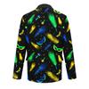 Herren Druck Kord Warm Taschen Anzugjacke Cardigan Herren Freizeitanzug
