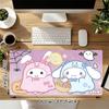 1Pc Ghostly Friends Halloween Gaming Mouse Pad Keyboard Desk Mat Non-slip Rubber Lock Edge Waterproof Computer Mousepad for Office Home Decor K1764