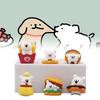 Maltese Theme 6pcs Afternoon Tea Decoration Toy Doll Models Pvc Material Gift