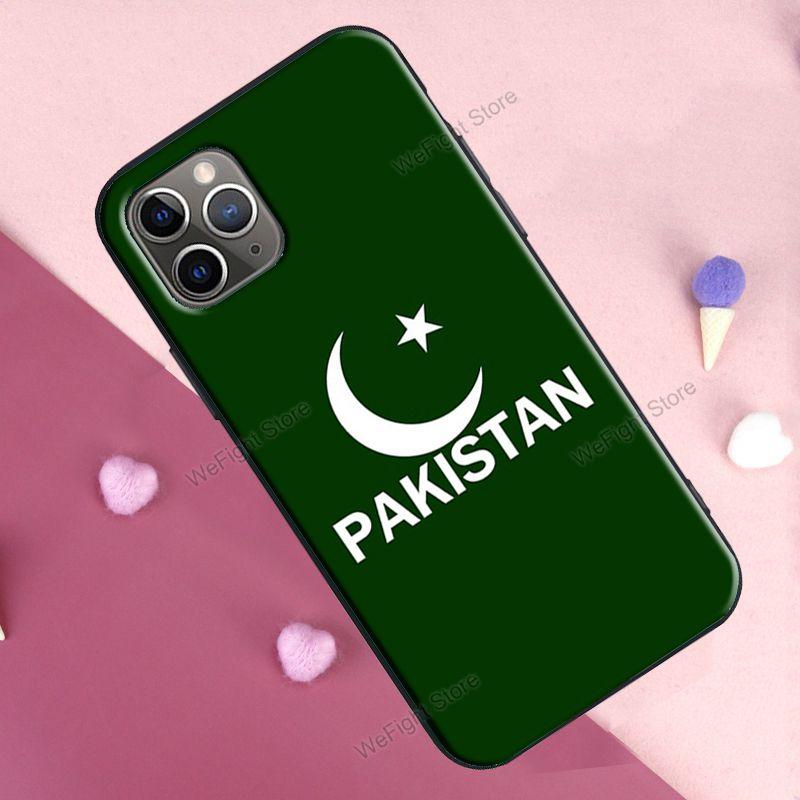 Etui z flagą Pakistanu na iPhone 12 13 mini 11 Pro Max XR X XS Max 6S 7 8 Plus SE 2020 Coque Funda Pokrowiec