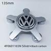 For VW Volkswagen Jetta MK5 Golf 4pcs 135mm Volkswagen Golf Polo Car Wheel Center Caps 5Pins Rim Hub Cover Hubcap Logo Badge Emb