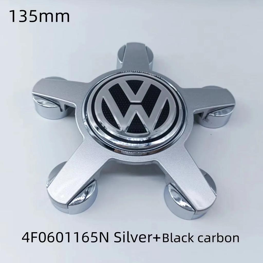 For VW Volkswagen Jetta MK5 Golf 4pcs 135mm Volkswagen Golf Polo Car Wheel Center Caps 5Pins Rim Hub Cover Hubcap Logo Badge Emb
