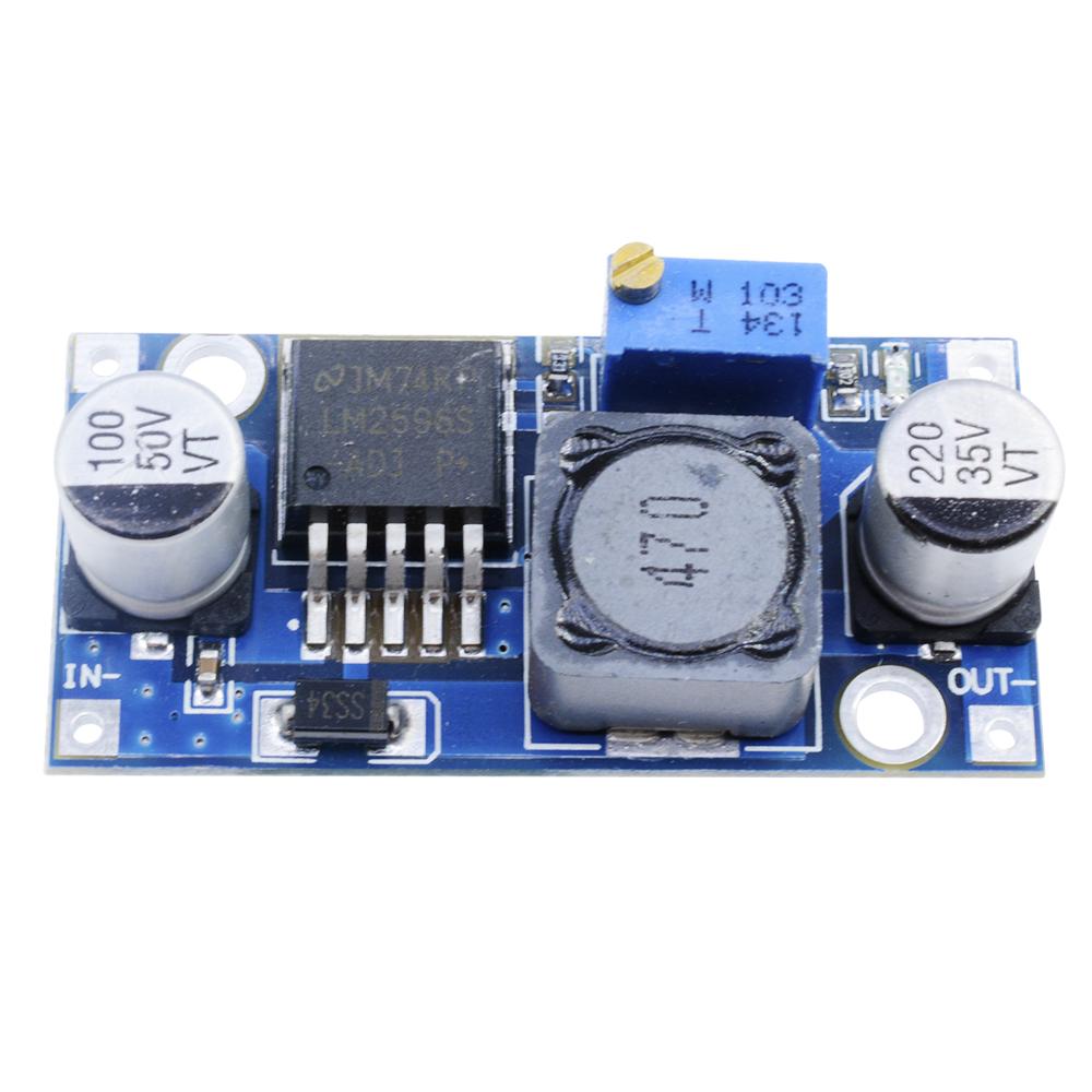 5Pcs LM2596 Power Converter Step Down Module DC-DC 1.23-30V Adjustable Power Supply Module 3.3V/5V/12V/24V Max 3A For Arduino