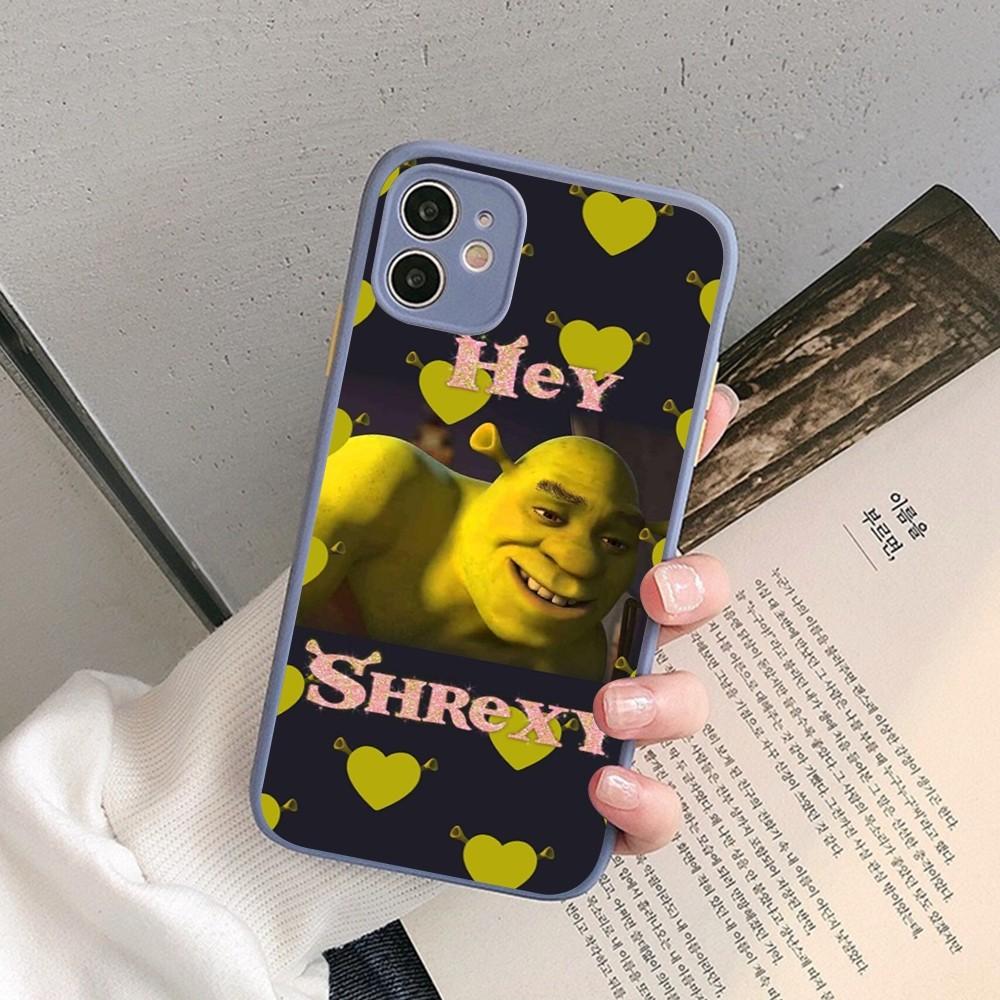 

Cartoon Moive S-ShrekS Coon Phone Case for iPhone 14 11 12 13 Mini Pro Max 8 7 Plus X XR XS MAX Translucent Matte Cover iphone 14 pro