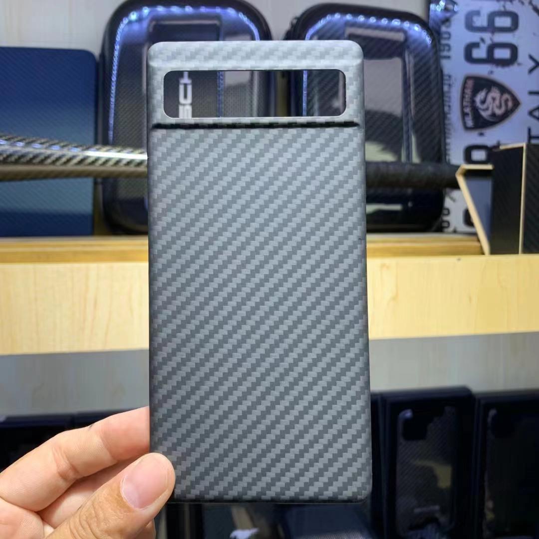 

Чехол для телефона из углеродного волокна YTF-Carbon для Google Pixel 6A, ультратонкий, из арамидного волокна, противоударный деловой чехол Pixel 6A For Google Pixel 6A