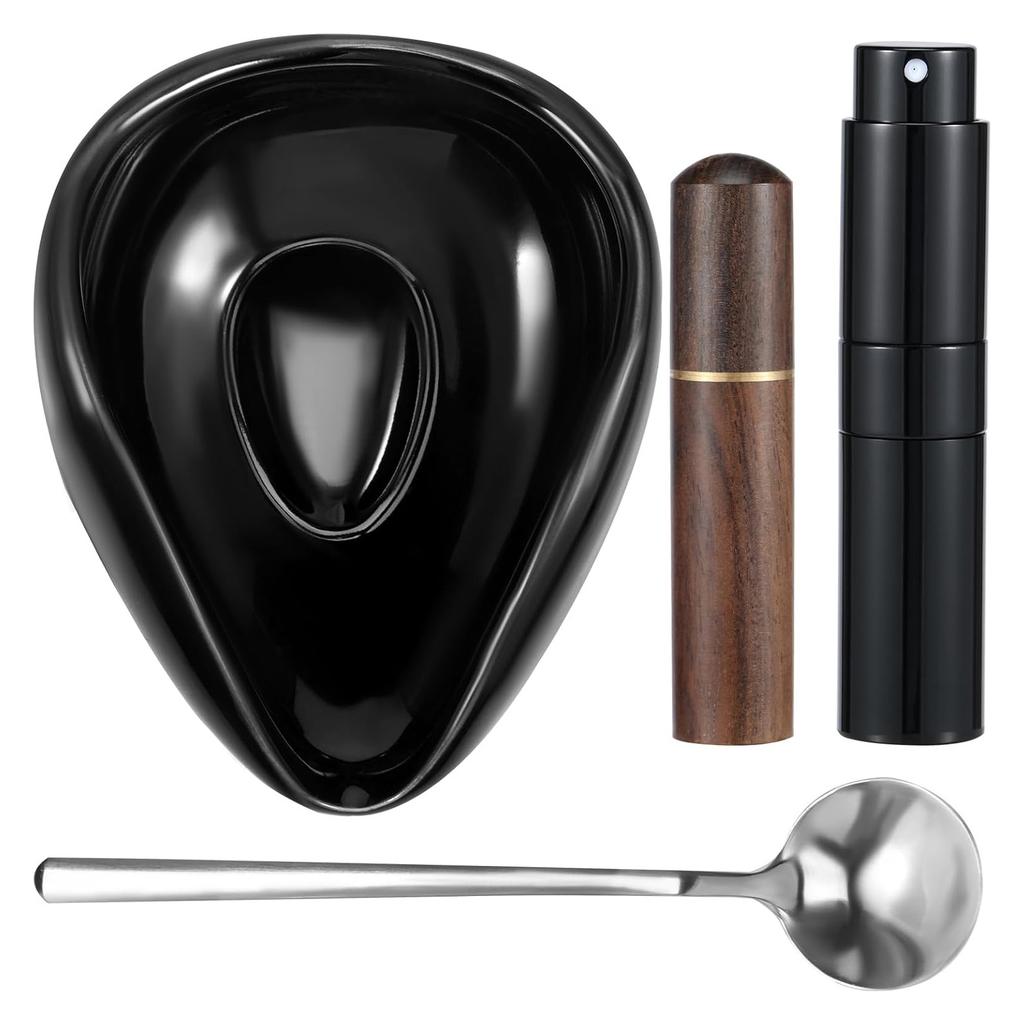 Coffee Scale Tray Coffee Container Coffee Plate Coffee Weighing Tray Coffee Powder Needle Spray Bottle for Coffee