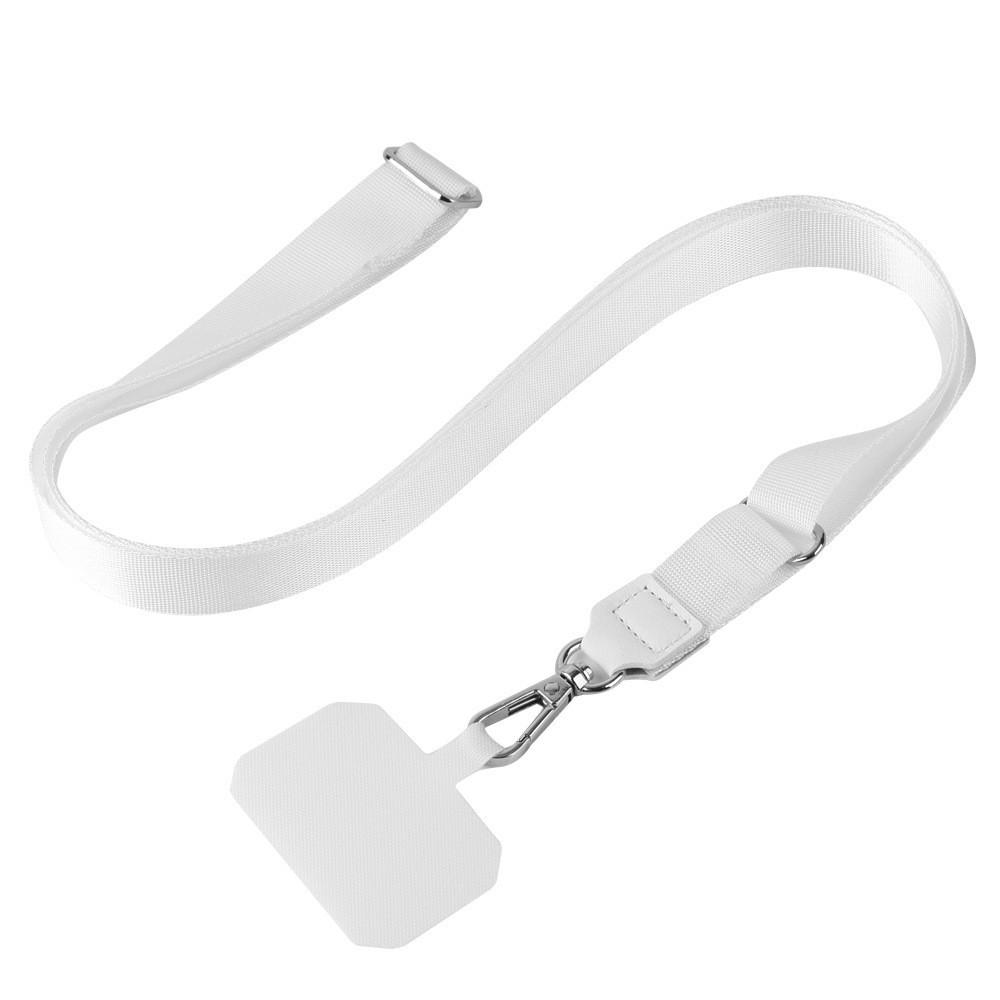 Mobile Phone Hanging Rope Adjustable Neck Hanging Rope Flat Rope Strap Fixed Clip Anti Loss Mobile Phone Hanging Rope Crossbody