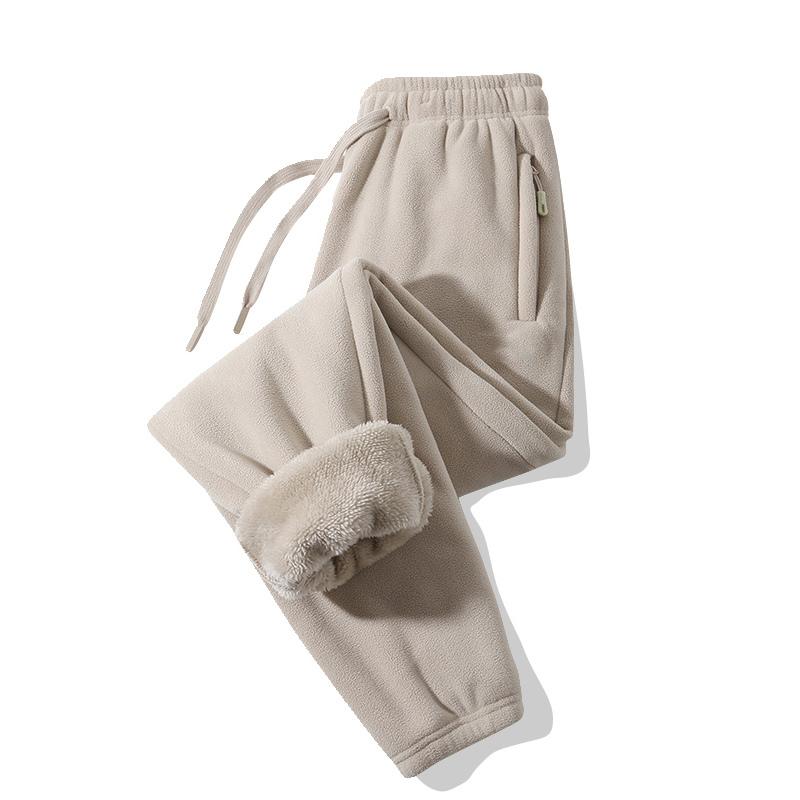 New Autumn and Winter Austrian Velvet Casual Trousers for Men Thickened Velvet Loose Legged Sports Pants