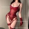 Sex Underwear Sexy Pure Desire Uniform Temptation with Chest Pad Onesie No-take-off Suit Qqny