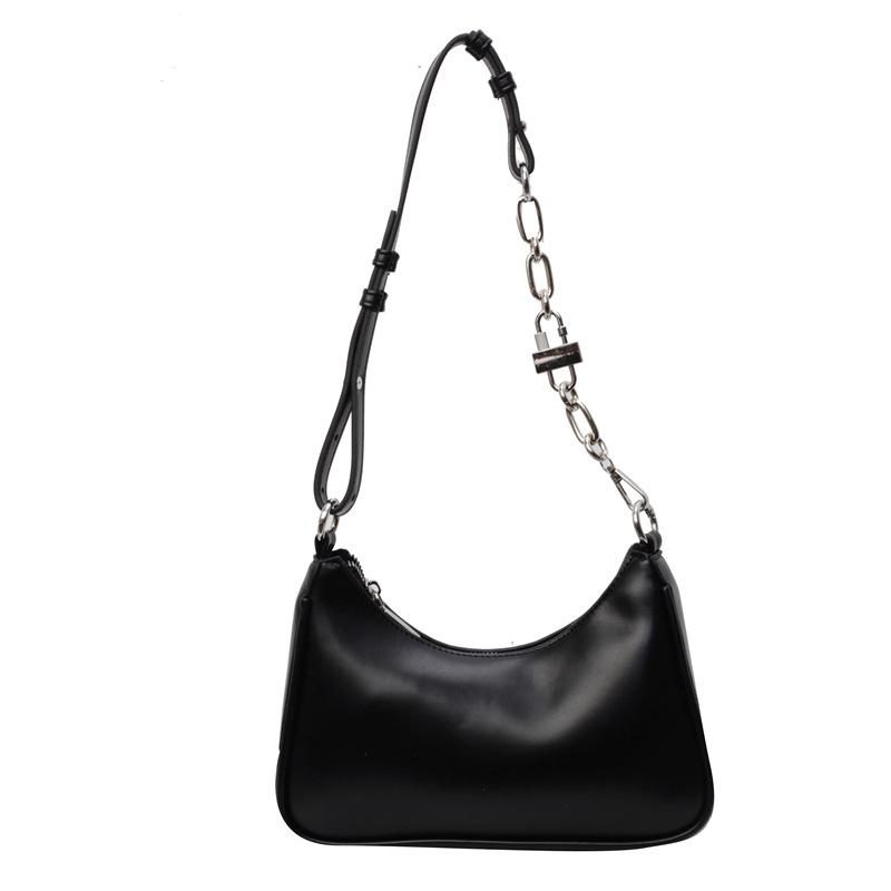 Spring and summer new commuter bag fashion shoulder dumpling bag handbag texture chain underarm bag female tide