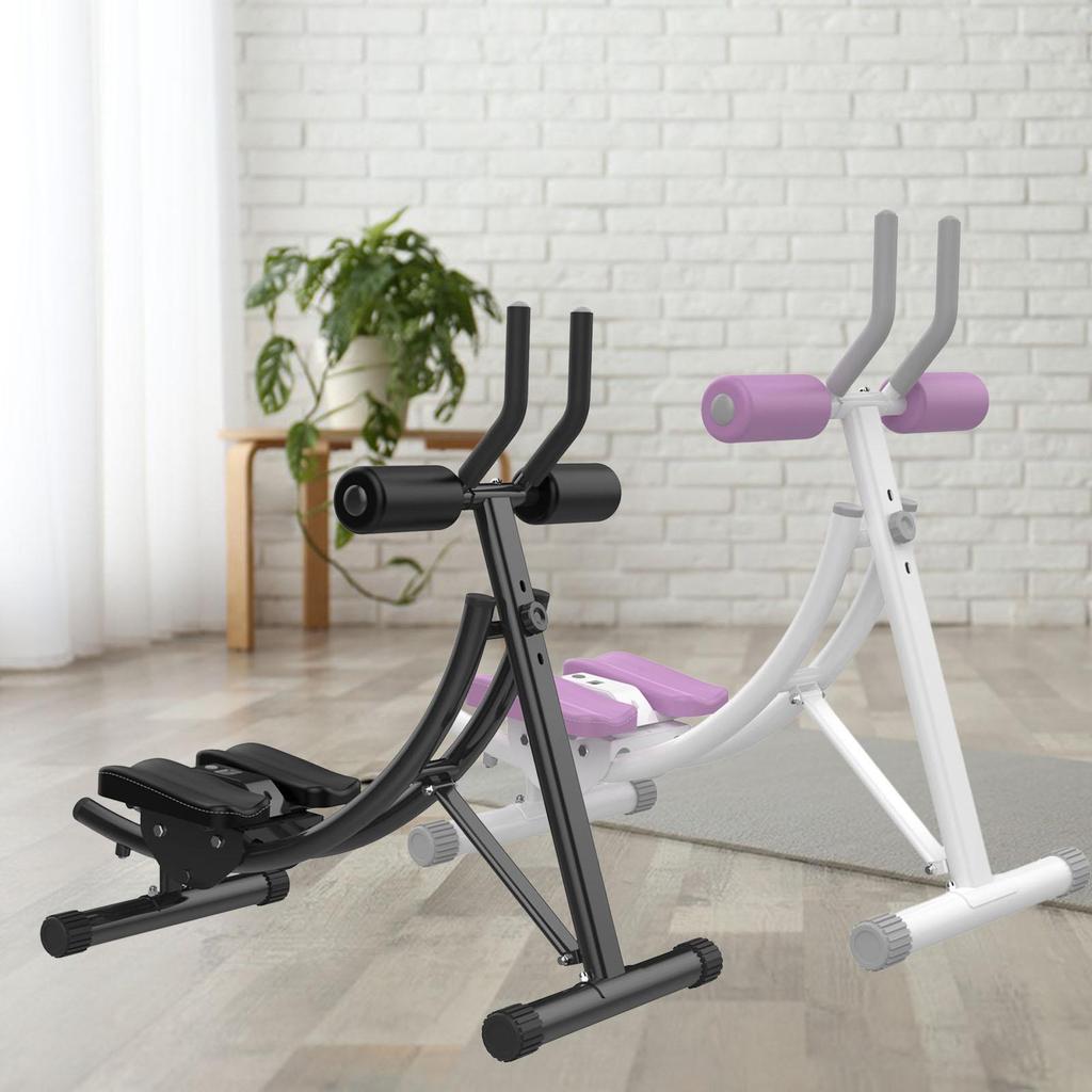 Portable ABS Cruncher LED Display Home Use Strength Training Waist Fitness Equipment Abdominal Workout Machine