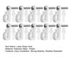 Christmas Light Hooks Plant Cabinet Ceiling Hook Stainless Steel Screw Hook for String Lights Garden Decor Keys
