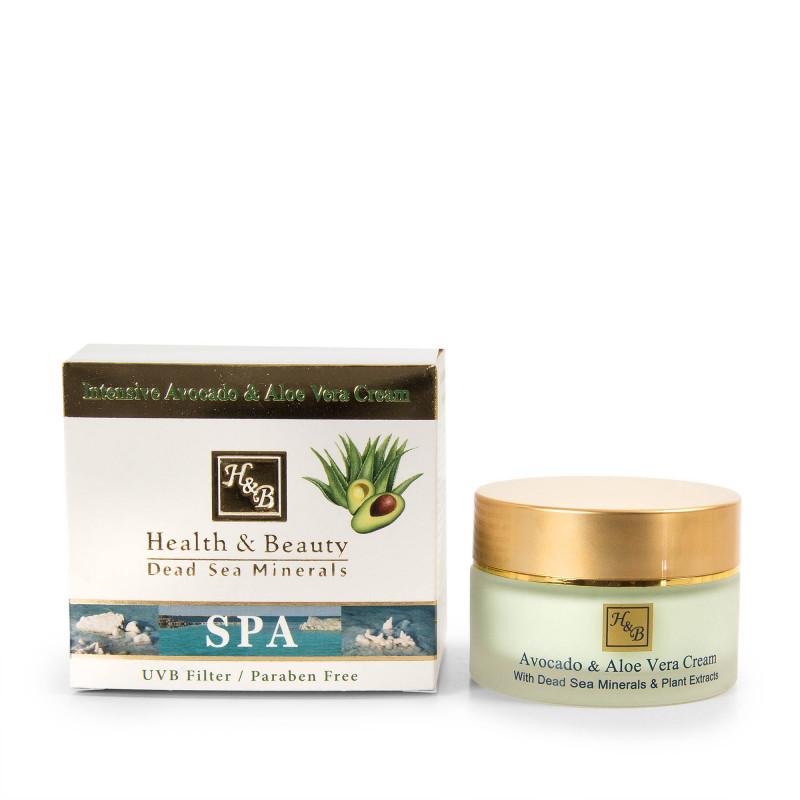 

Крем для лица 50мл авокадо и алоэ вера BBD 01-2026 Женское здоровье и красота