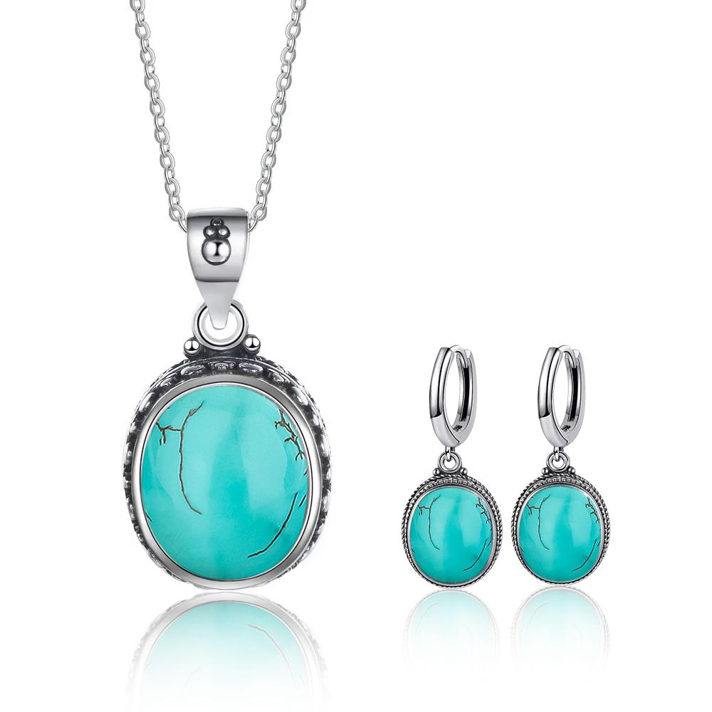 Vintage 925 Silver Natural Labradorite Earrings with Blue Light 10*12mm Big Stone Hoop Earrings Fine Jewelry for Women