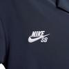 Nike SB Team USA Chemise de bowling à manches courtes boutonnée Obsidian/Blanc Unisexes Hauts Bleu FZ4054-451