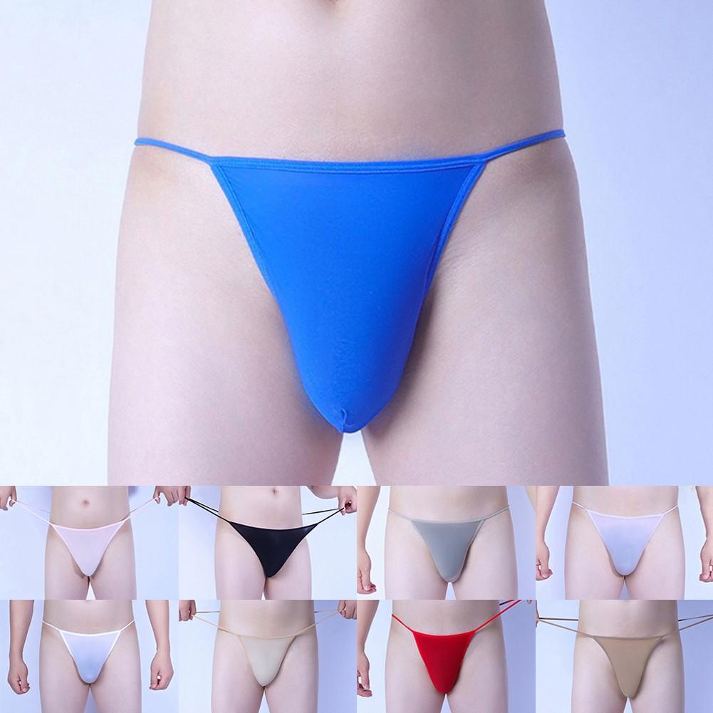 G-String Underwear Men Thongs Sexy Briefs High Stretch