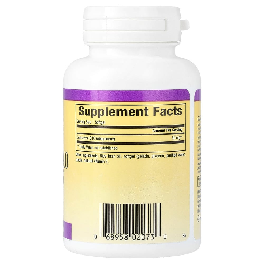 Natural Factors Coenzyme Q10 50mg Softgels, 60 Count