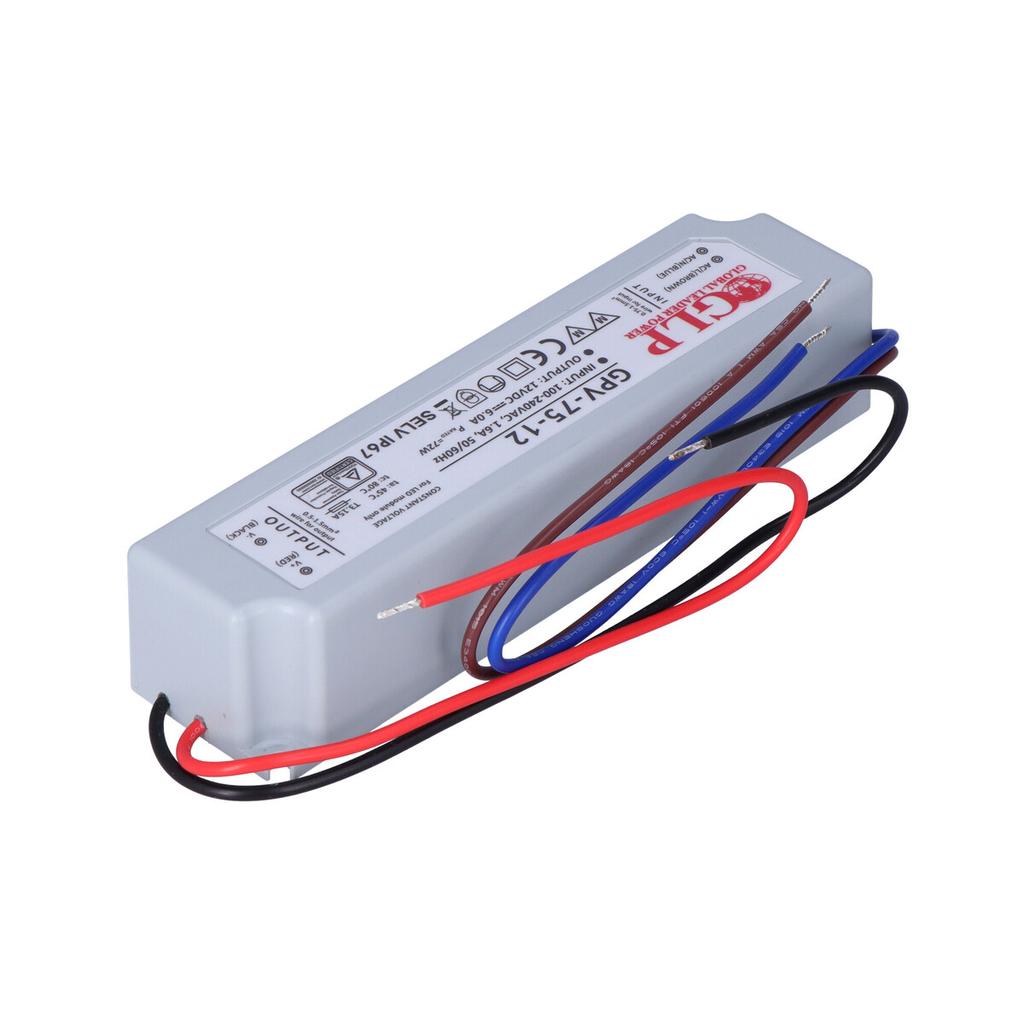 GLP LED Power Supply 12V, 6A, 75W
