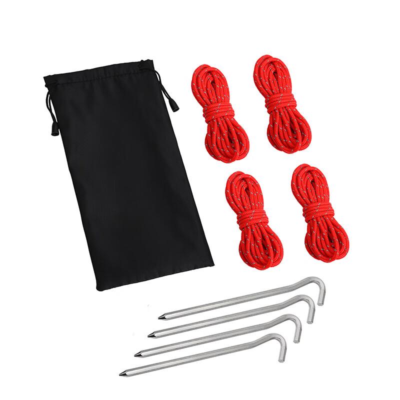 

Camping Tent Reflective Rope & Stake Set 2 Pcs Set