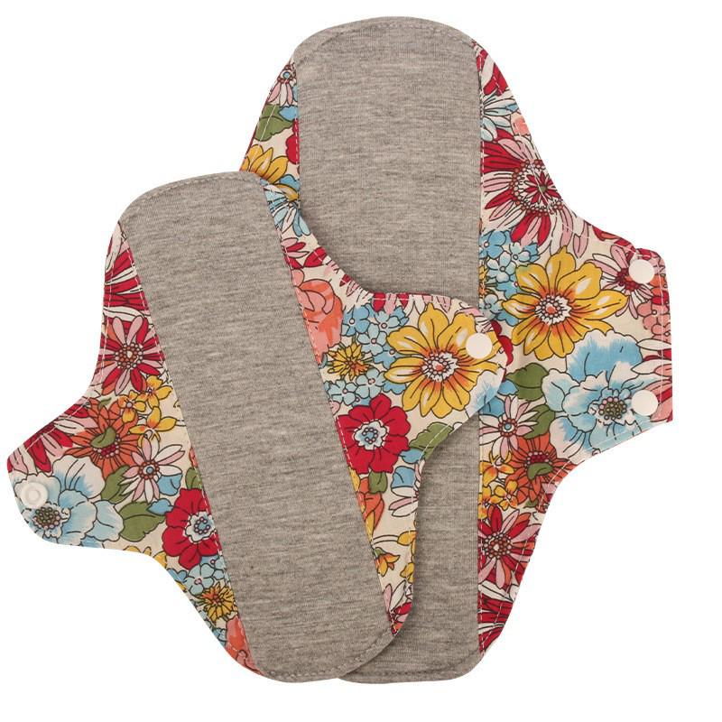 New 23cm Washable Graphene Cotton Antibacterial Reusable Menstrual Pads