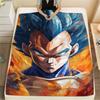 Koc Flanelowy z Wzorem Postaci Dragon Ball, Wysokiej Jakości, Wygodny na Wszystkie Pory Roku, Wystrój Domu, Ciepło i Komfort, Idealny na Prezenty.