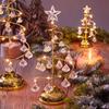Luminous Electroplated Iron Christmas Tree Ornament Night Light