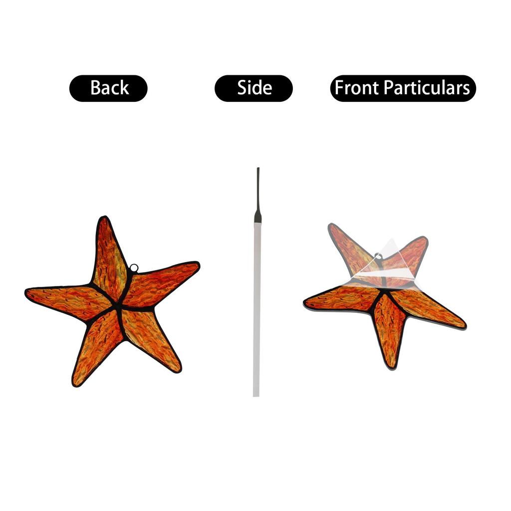 Light-Transparent Hanging Ornaments - Plastic 2D Flat Ornaments - Single Sided 3.9 Inch Christmas Decorations For Walls And Doors