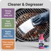 120ml BBQ Grill Cleaner Oven Degreaser Spray Smoky Carbon Stain Remover Heavy Duty Kitchen Grease Cleaner with Sponge Towel
