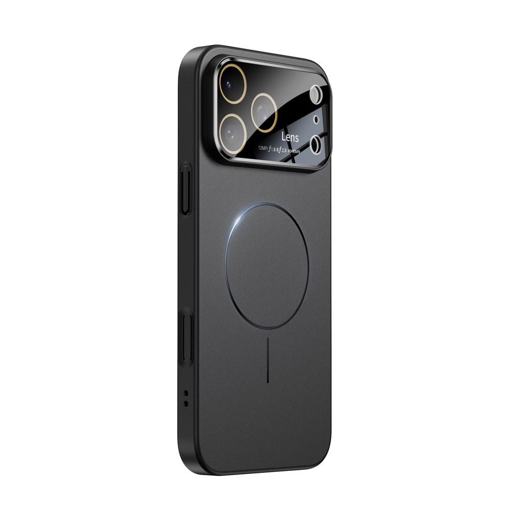 For iPhone 17 Pro Case Rubberized Skin Touch Magnetic PC Phone Cover Compatible with MagSafe