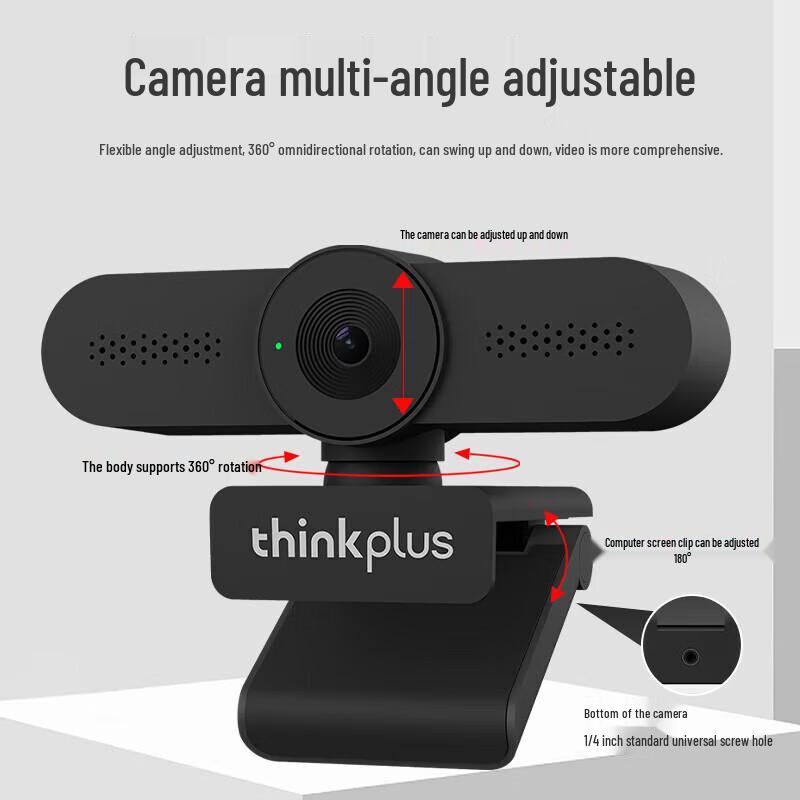 Lenovo Thinkplus 1080P HD Webcam with Microphone (CN Version)