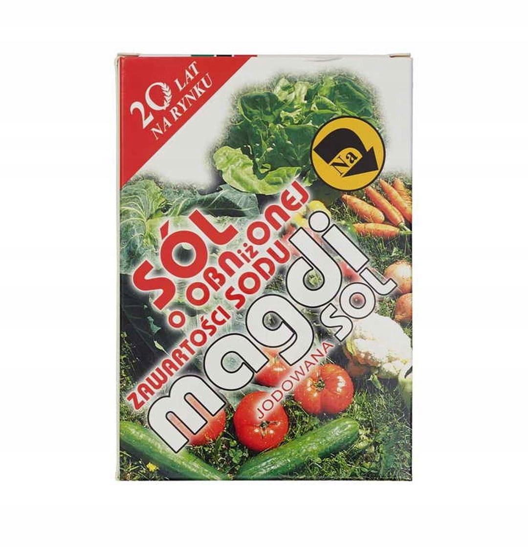 Low-sodium salt  Magdisol  iodized 500g - Manavita