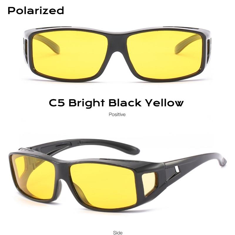 Night Vision Polarized Sunglasses Car Night Driving Glasses Driver Goggles Unisex Sun Glasses UV Protection Sunglasses Eyewear