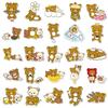 50pcs Cute Rilakkuma Cartoon Graffiti Stickers Suitcase Stationery Laptop Computer Guitar Cell Phone DIY Decorate Decals