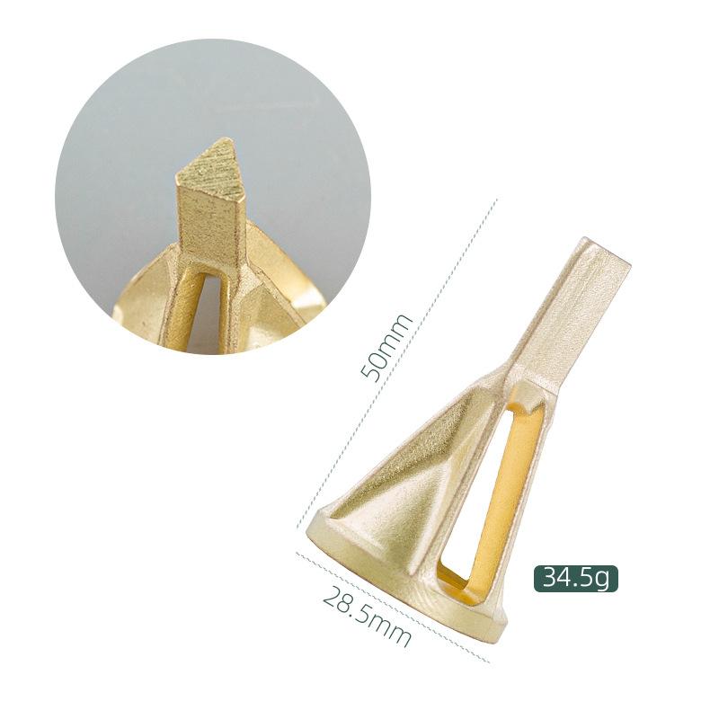 

New External Chamfer Deburring Three Blade Triangular/hexagonal Handle Gold Black Silvery Electric Drill Tool Accessories