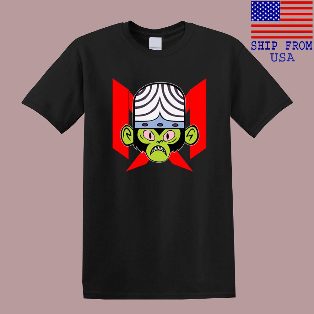 Mojo Jojo Head Cartoon TV Show Men#039;s Black Size S5XL Unisex T-Shirt S