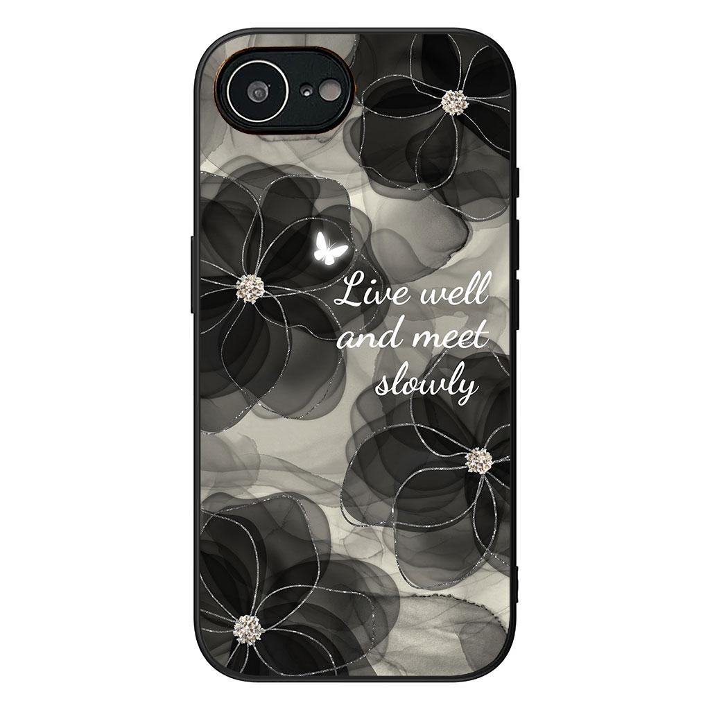 Cover for Apple iPhone 17 16 11 Pro XS Max XR 6 7 8 Plus 16E SE 2020 Air 5 SE2 Phone Case Lucky Grass Peony Rose Flower