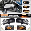 2pcs Led Dynamic Turn Signal Light Sequential Side Mirror Reflector Yellow Light Compatible For