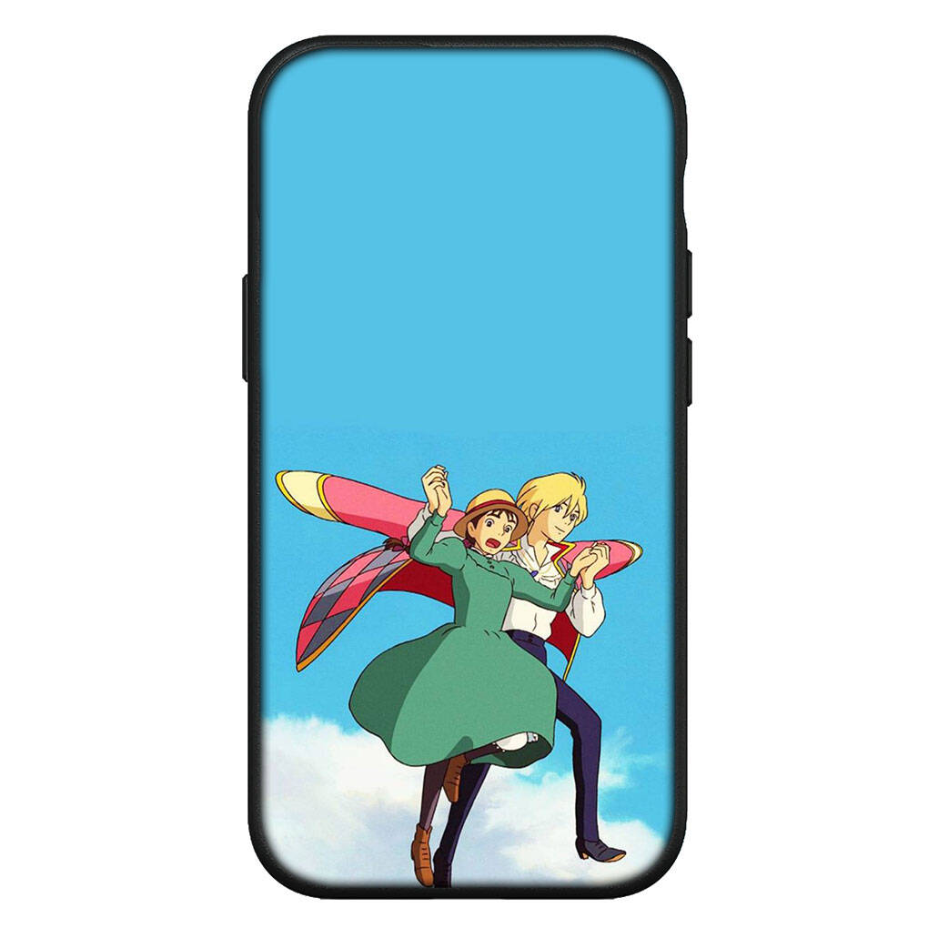 

Чехол для iPhone 17 16 15 Xiaomi Poco Redmi Note 14 13 12 Pro 16e Samsung Galaxy S25 S24 S23 OPPO Huawei Мультяшный Ходячий замок Хоула Чехол для телефона for Huawei Mate 20 Pro