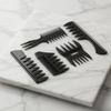 FEGOR Salon Professional Hair Comb Set of 5 – Barber Styling, Texture, Cutting & Detangling Combs, Double-Sided Hair Care Accessories for Men & B