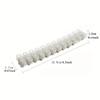 2Pcs 12 Way Barrier Screw Terminal Block Wire Connector Strip