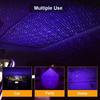2Pcs Mini LED Car Roof Star Night Lights Interior Ambient Starry Sky Projector Light Auto Roof Room Ceiling USB Atmosphere Lamp