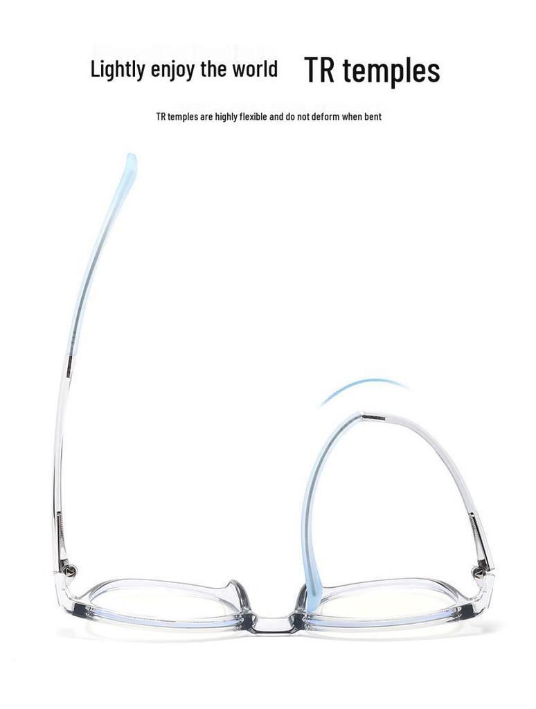 Children's Anti-Blue Light Korean Eyeglass Frames for Myopia - Trendy Styles for Elementary and Middle School Girls and Boys