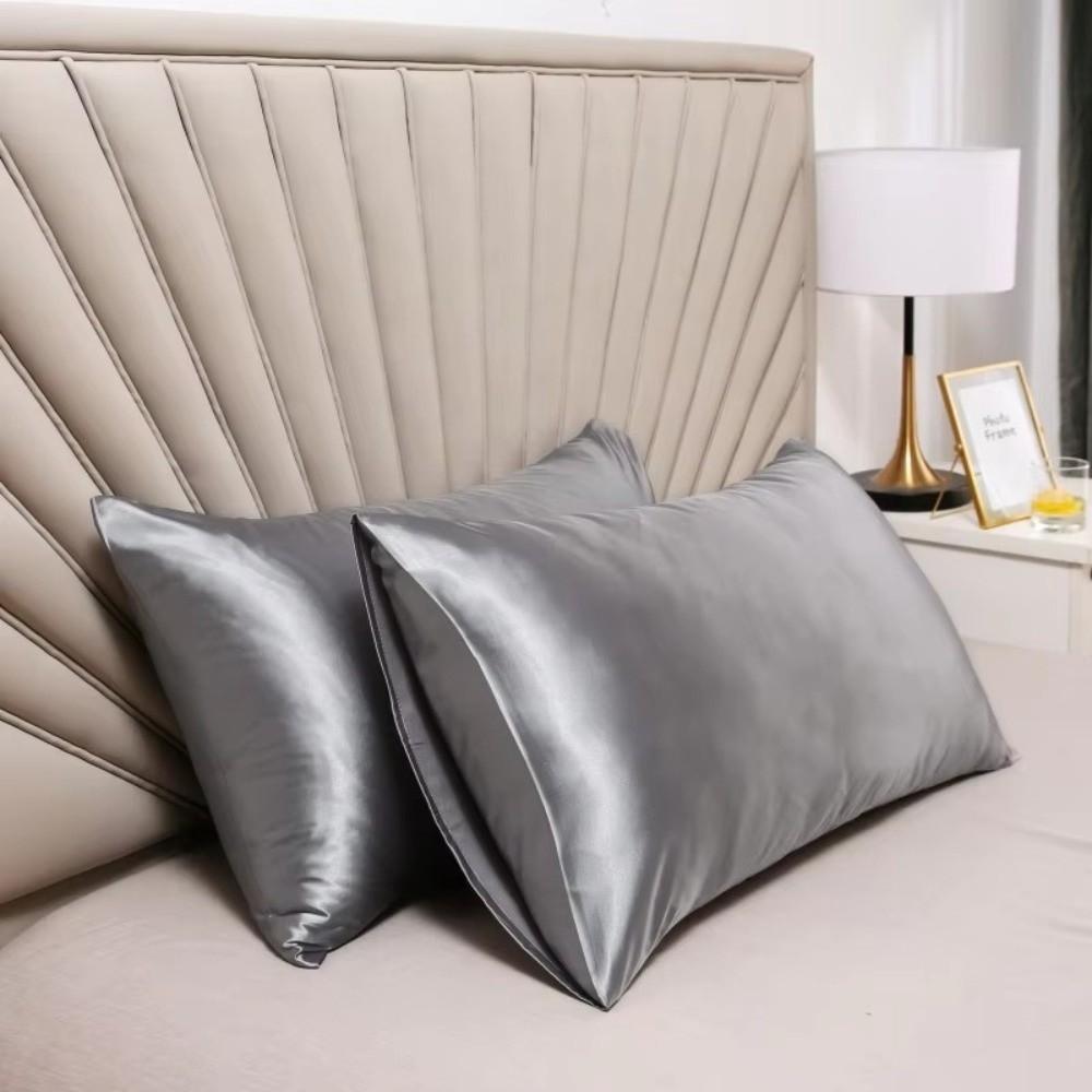 Moisture-Wicking Satin Pillow Cases Soft Breathable Pillowcase Bedding Pillow Covers  Skin Care