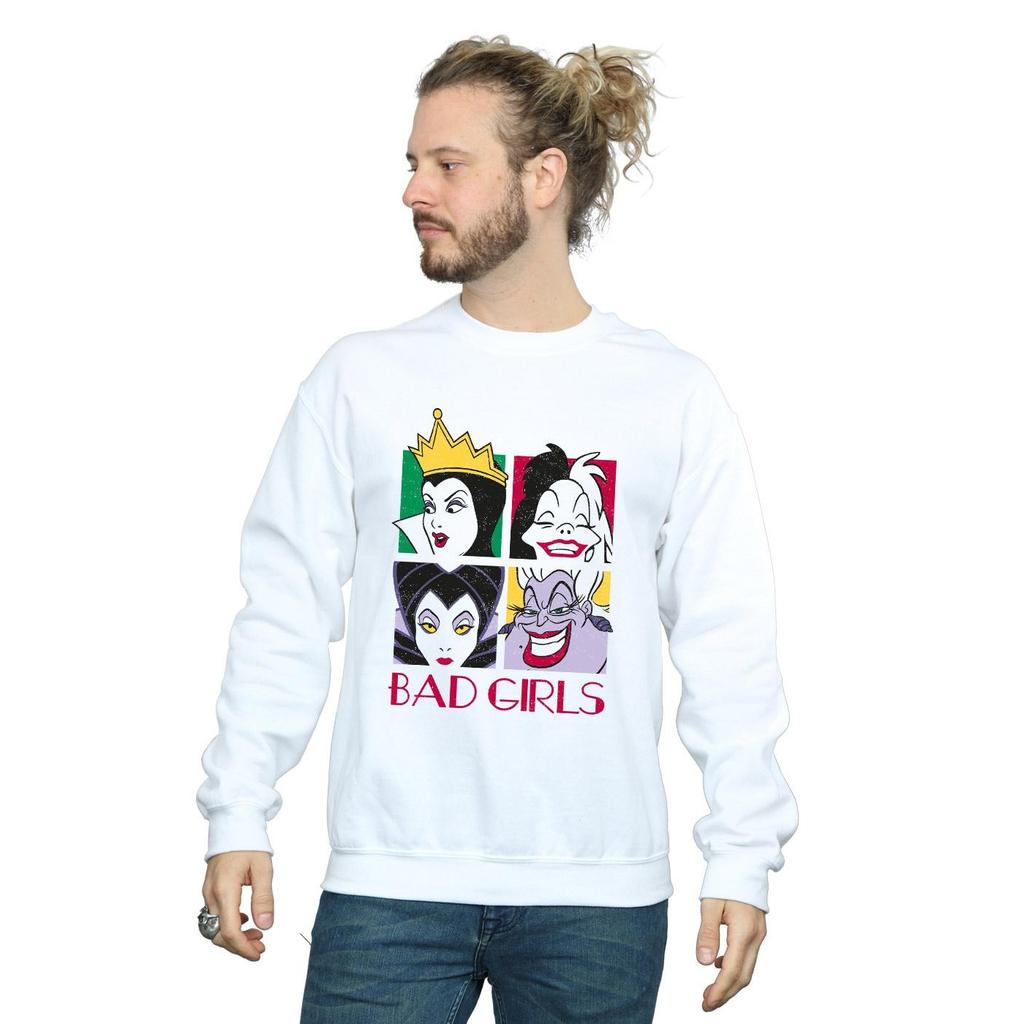 Disney Mens Villains Bad Girls Sweatshirt