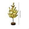 Christmas Pine Tree Light Tabletop Ornament Centerpiece Gift Lighting Fixtures Artificial Lamp